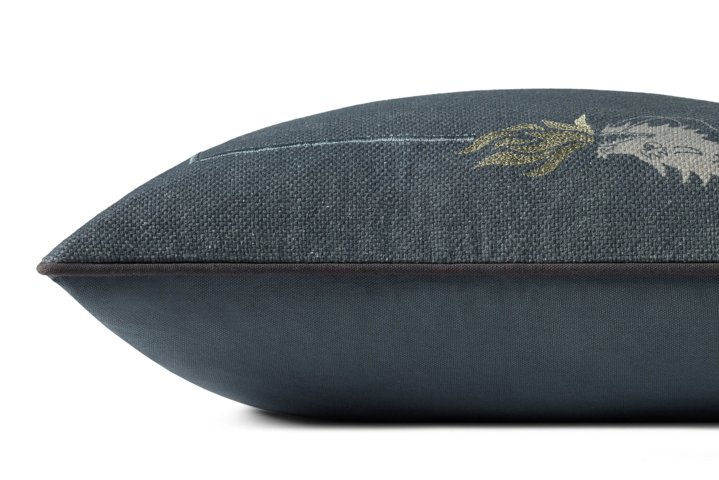 Brigette Romanek x Loloi Blue 18'' x 18'' Cover w/Poly Pillow