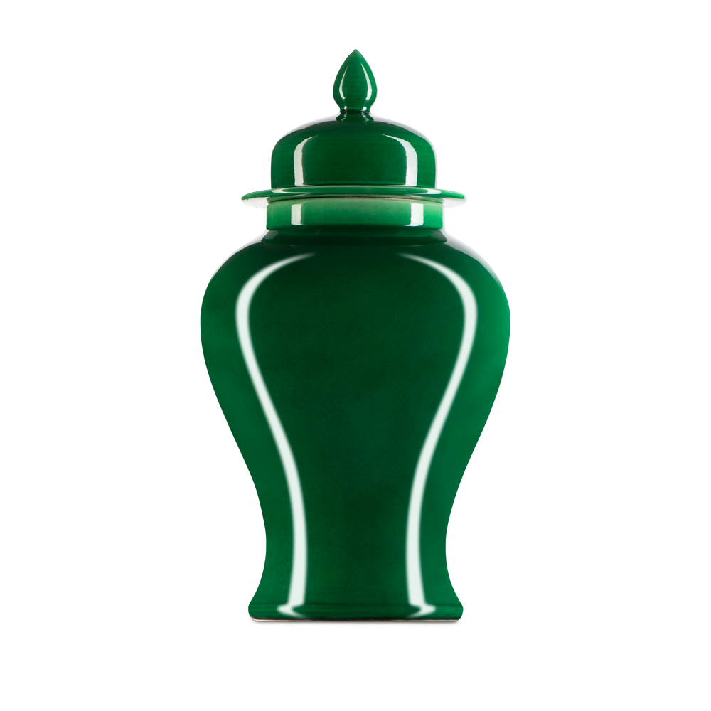 Imperial Green Medium Temple Jar.