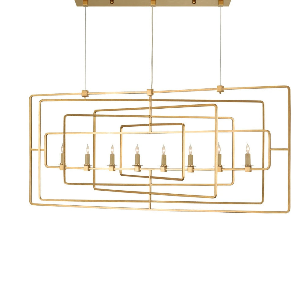 
                      
                        Metro Gold Rectangular Chandelier
                      
                    
