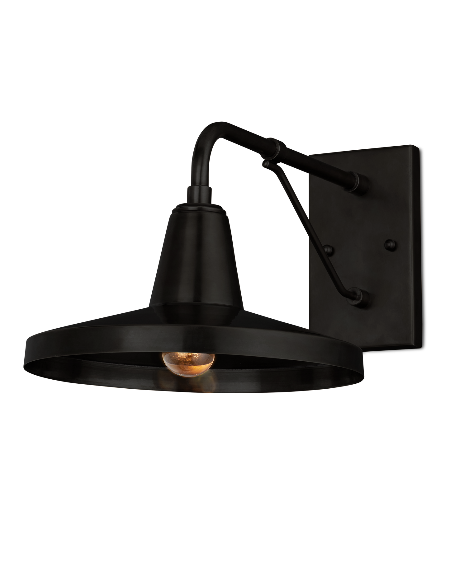 Mariner Black Outdoor Wall Sconce.