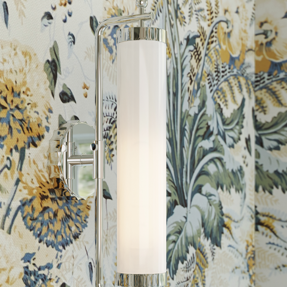 
                      
                        Latimer Nickel Wall Sconce
                      
                    