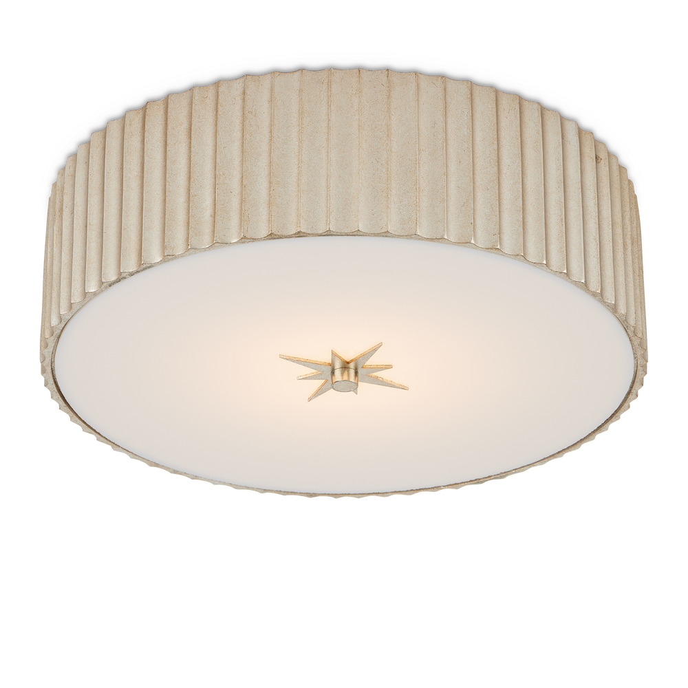 
                      
                        Caravel Silver Flush Mount
                      
                    