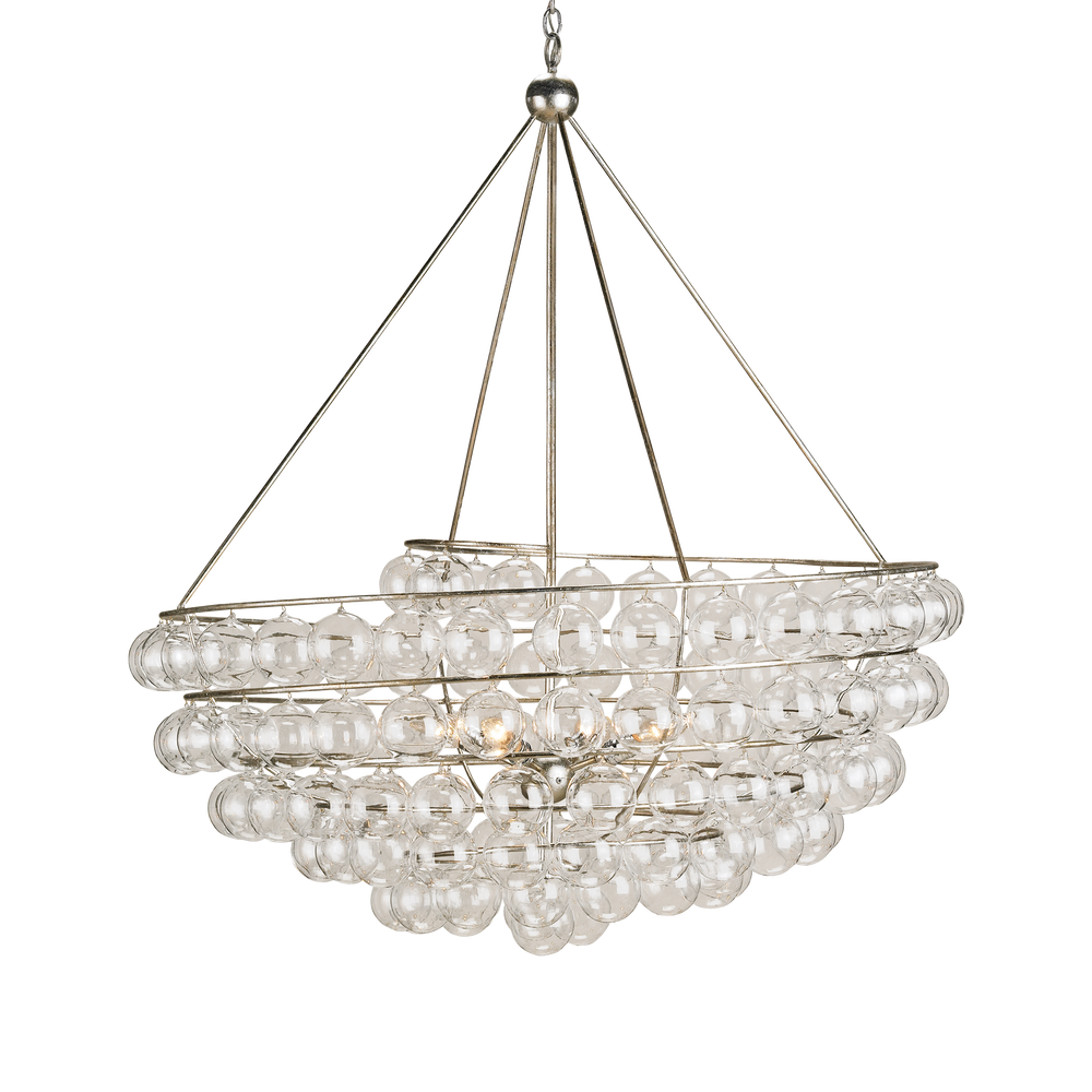 Stratosphere Silver Chandelier