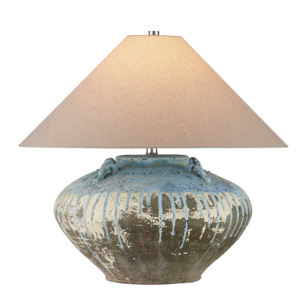 
                      
                        Catania Antique Blue Drip Table Lamp
                      
                    