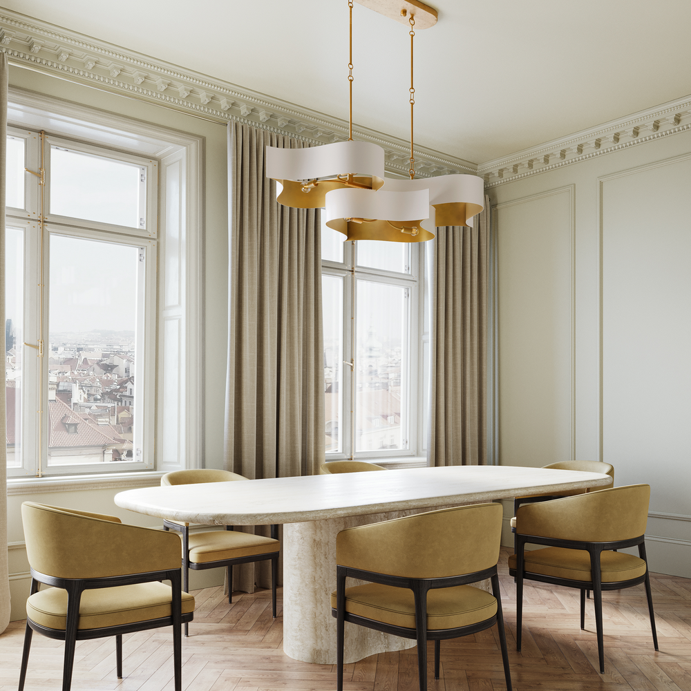 
                      
                        Grand Lotus Oval White Chandelier
                      
                    