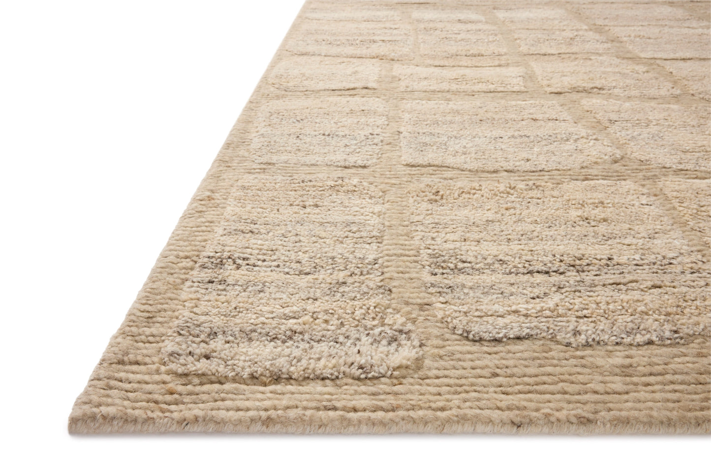 Loloi Hughes Natural 2'-6" x 11'-6" Runner Rug
