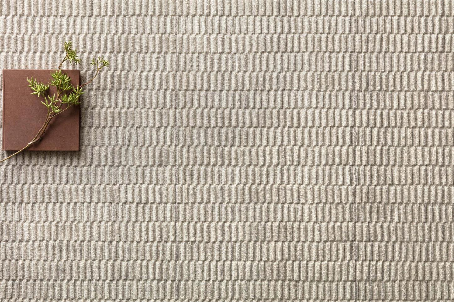 Loloi Hadley Oatmeal 7'-6" x 9'-6" Area Rug