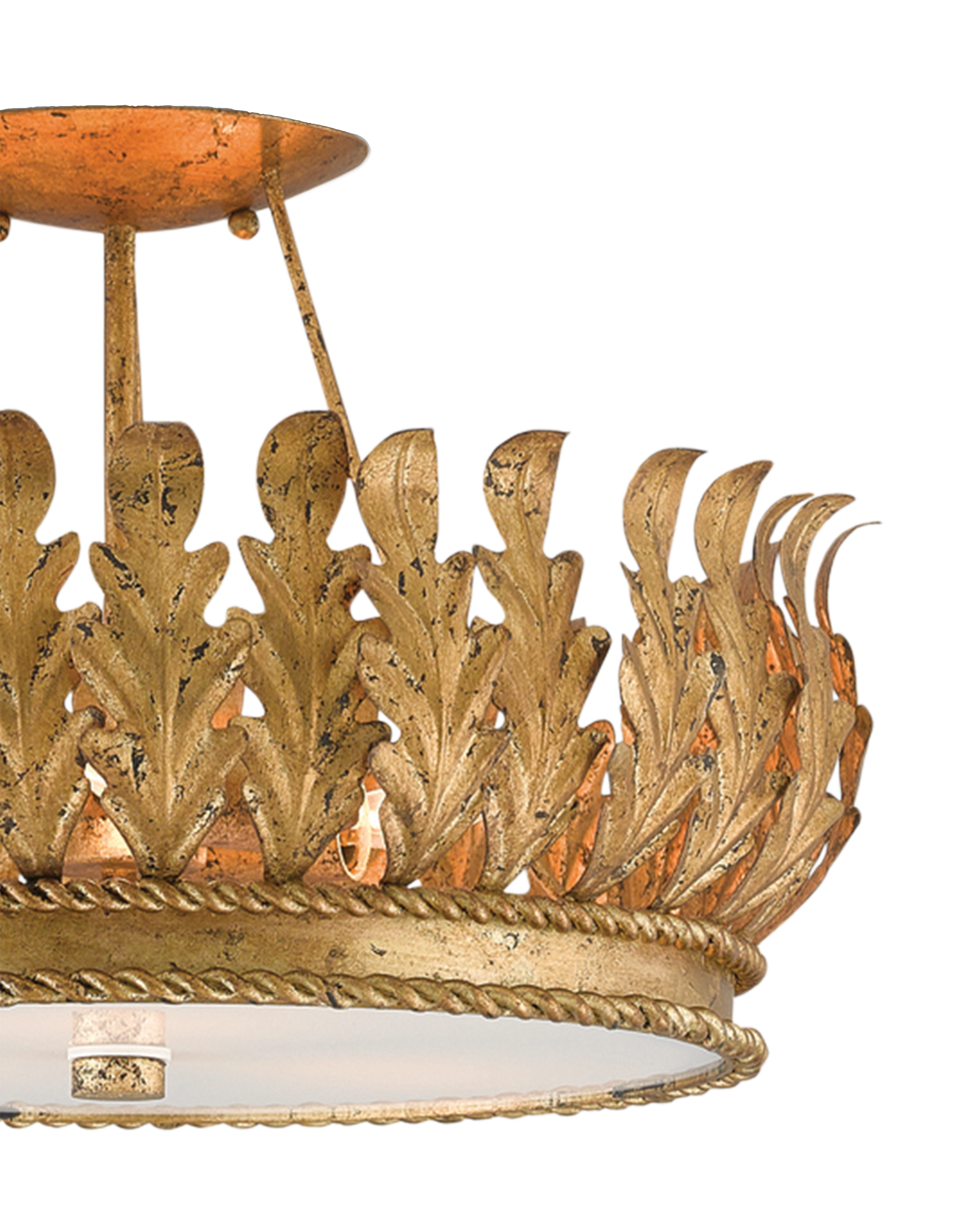 Currey & Company Biddulph Semi-Flush Mount - Thumbnail 3