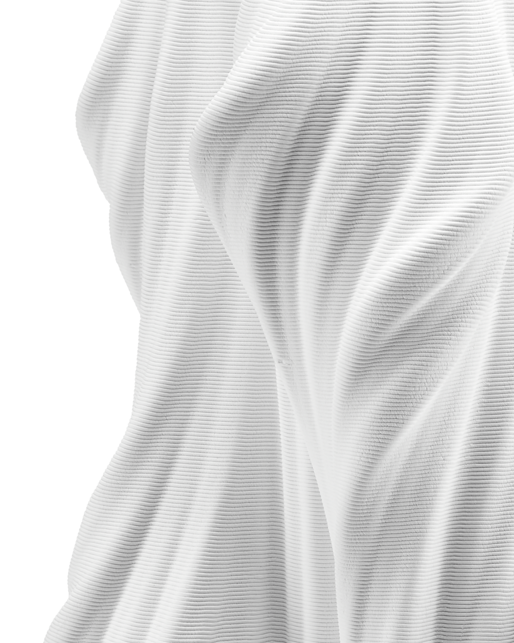 Yin Large White Vase