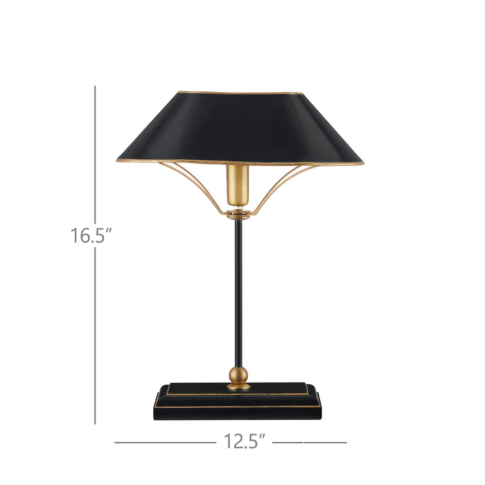 
                      
                        Daphne Black Table Lamp.
                      
                    