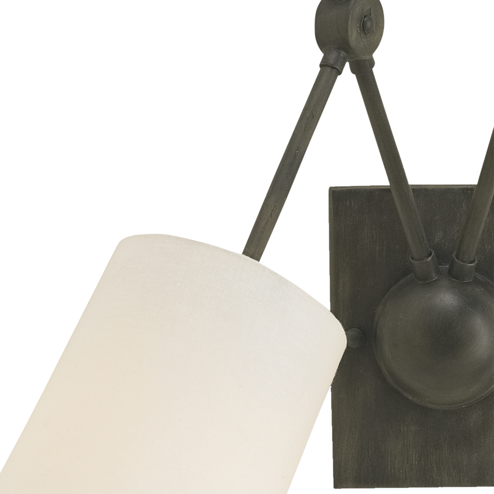 
                      
                        Compass Black Wall Sconce
                      
                    