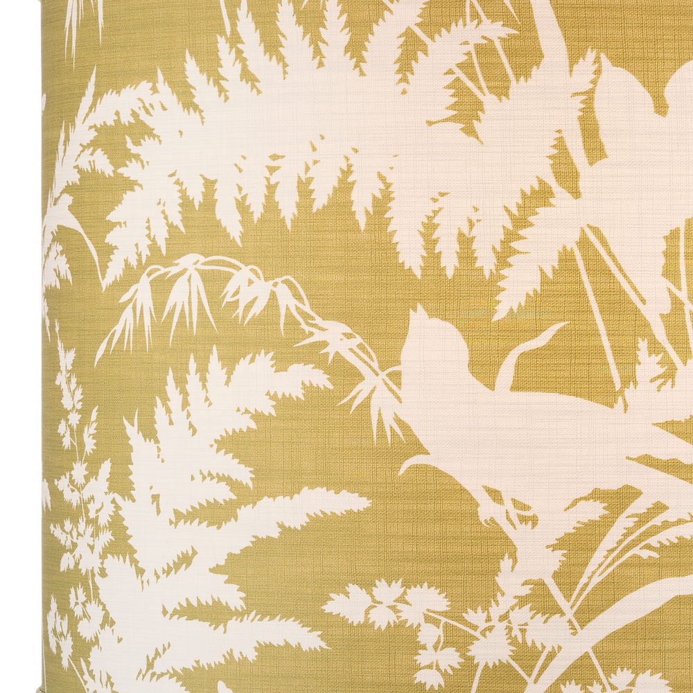 Aviary Moss Drum Lamp Shade.