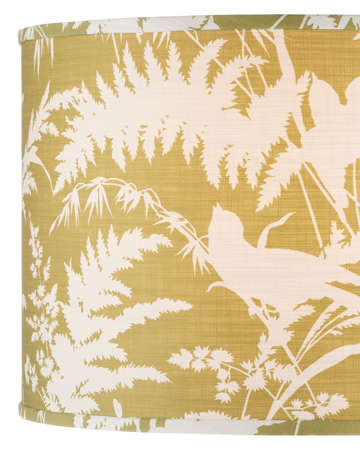 Aviary Moss Drum Lamp Shade.
