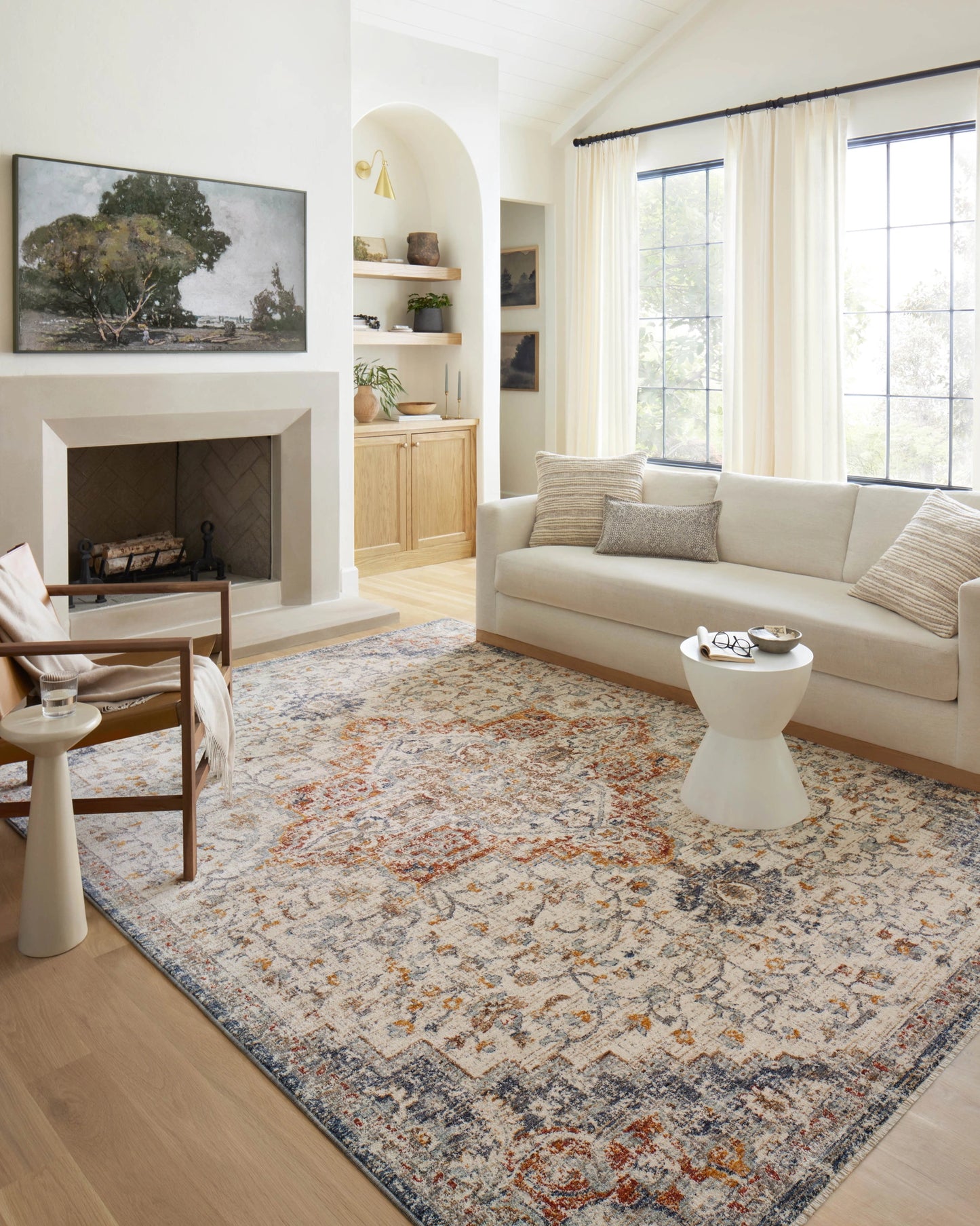 Loloi Sorrento Ivory / Fiesta 9'-6" x 13'-1" Area Rug