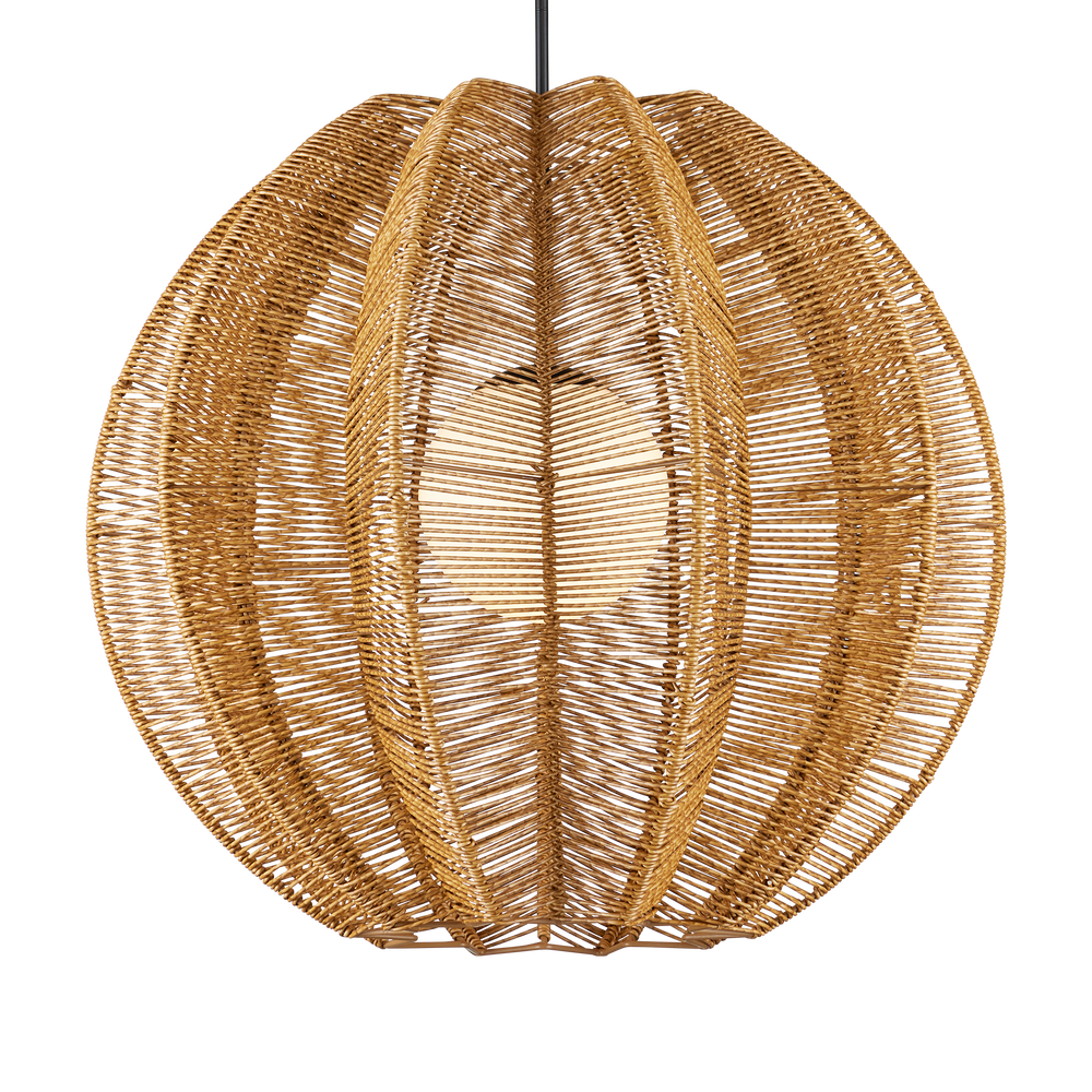 Barbary Fluted Outdoor Pendant.