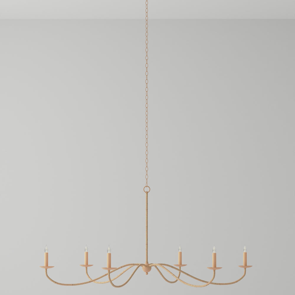 
                      
                        Saxon Large Tan Chandelier
                      
                    