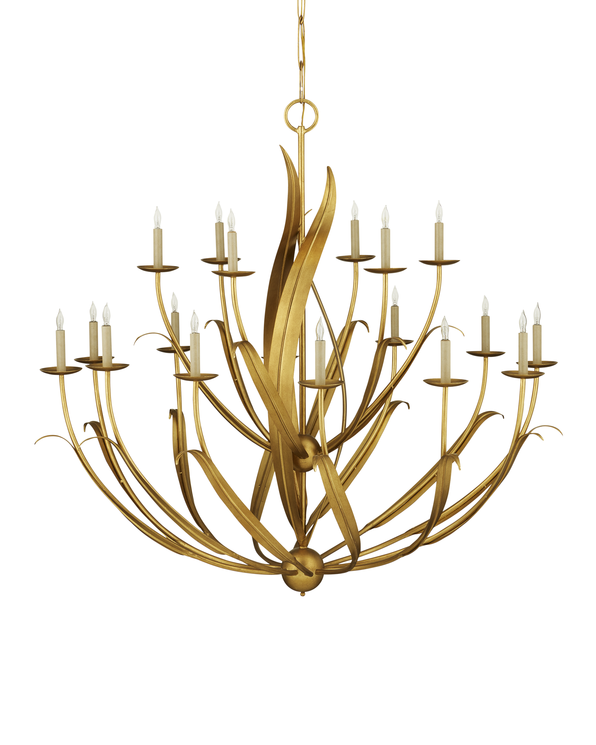 Menefee Gold Chandelier - Thumbnail 2