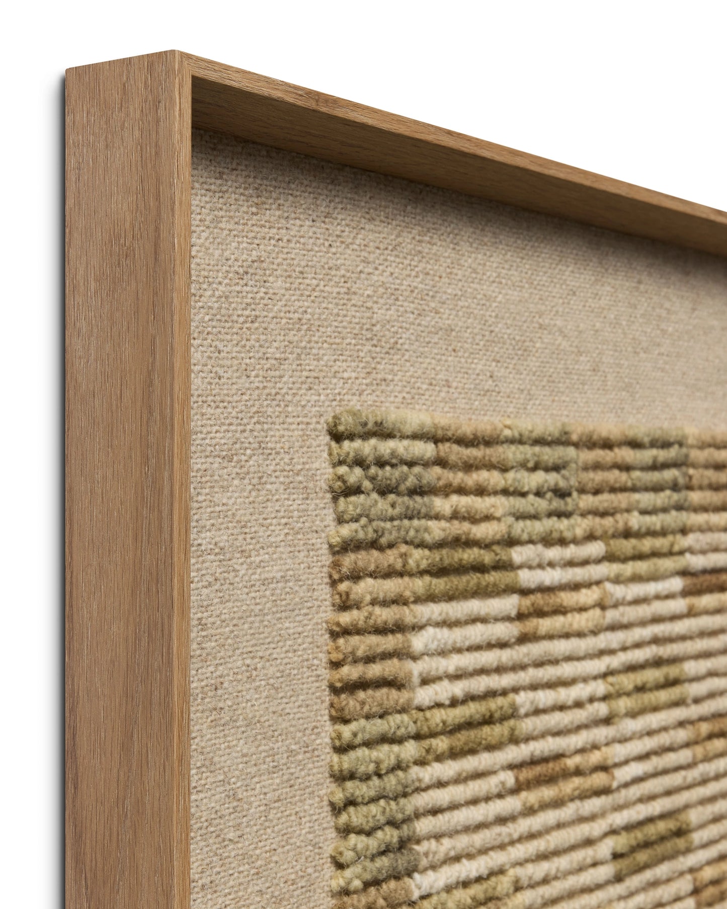 Amber Lewis x Loloi Greystone Ivory / Beige 2'-8" x 3'-6" Wall Art