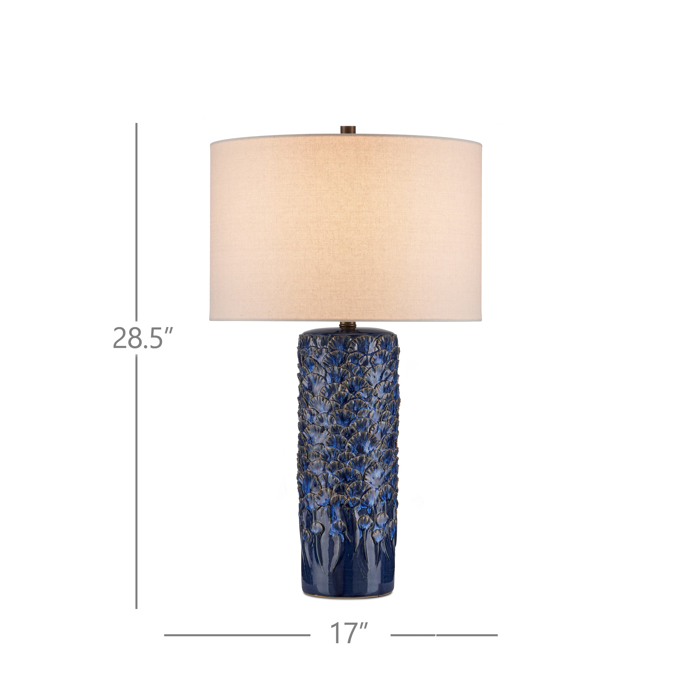 Fairmont Dark Blue Table Lamp - Thumbnail 3