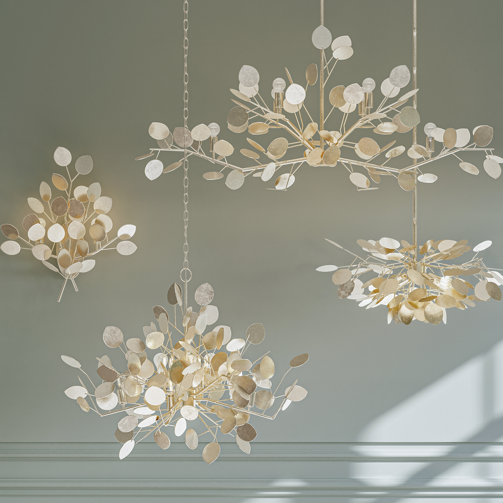 
                      
                        Lunaria Silver Wall Sconce
                      
                    