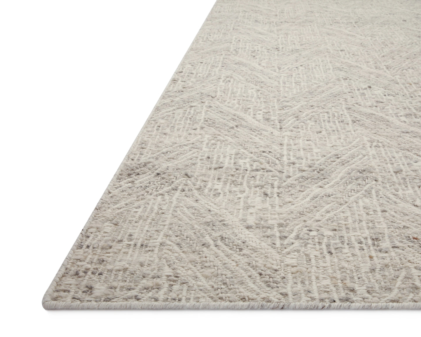 Loloi Raven Silver / Ivory 2'-3" x 3'-9" Accent Rug