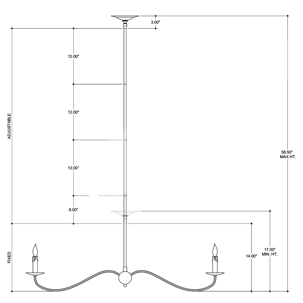 
                      
                        Saxon Linear Tan  Chandelier
                      
                    
