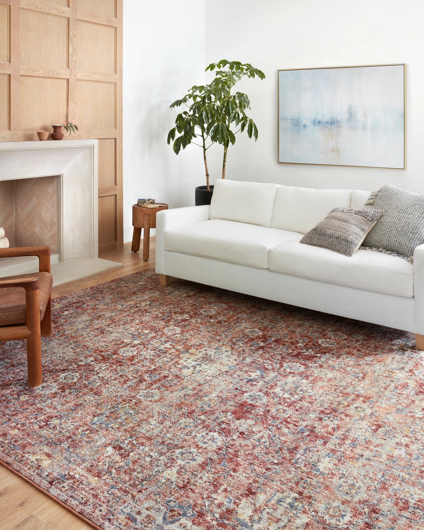 Loloi Cassandra Rust / Ivory 7'-10" x 10' Area Rug