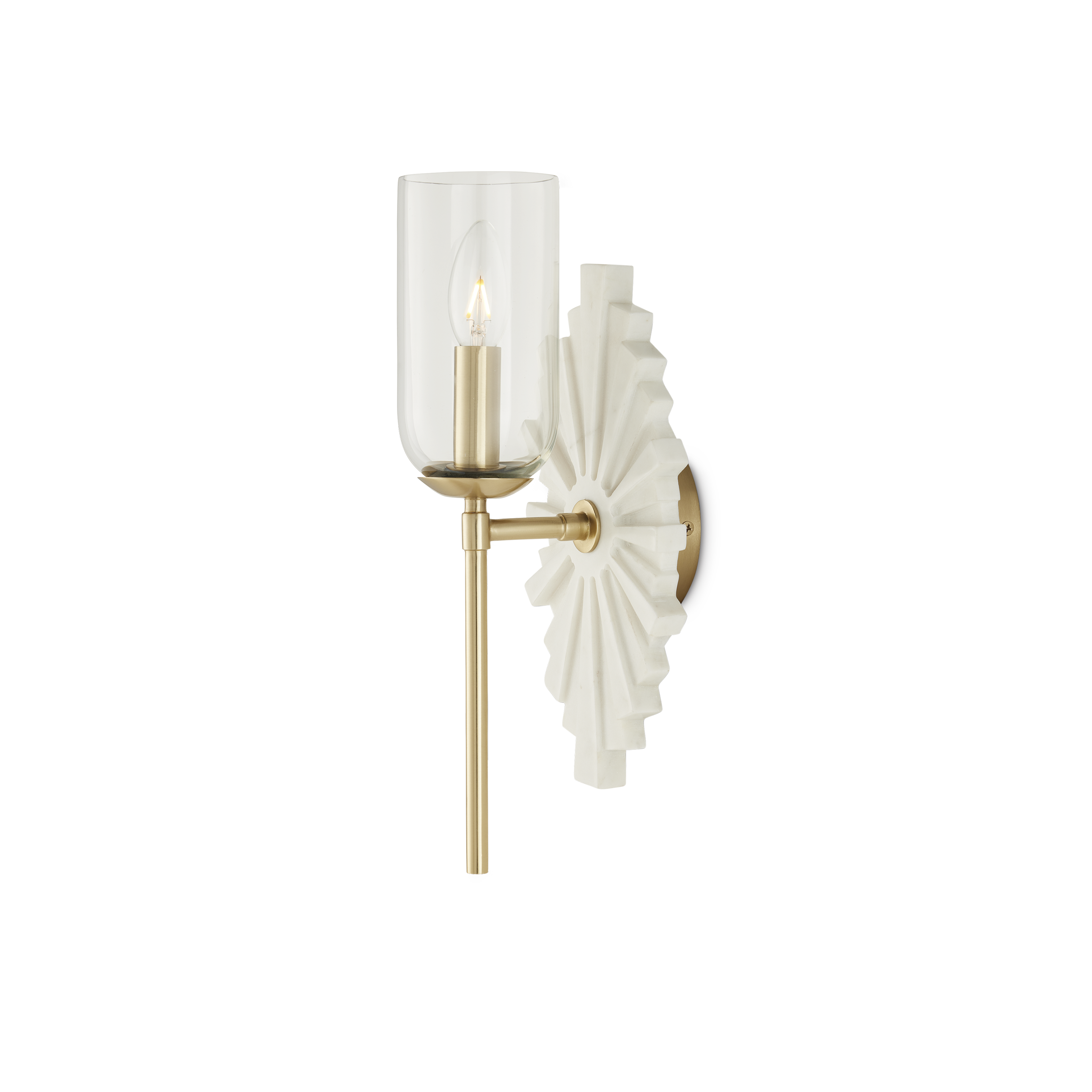 Benthos White Wall Sconce - Thumbnail 2