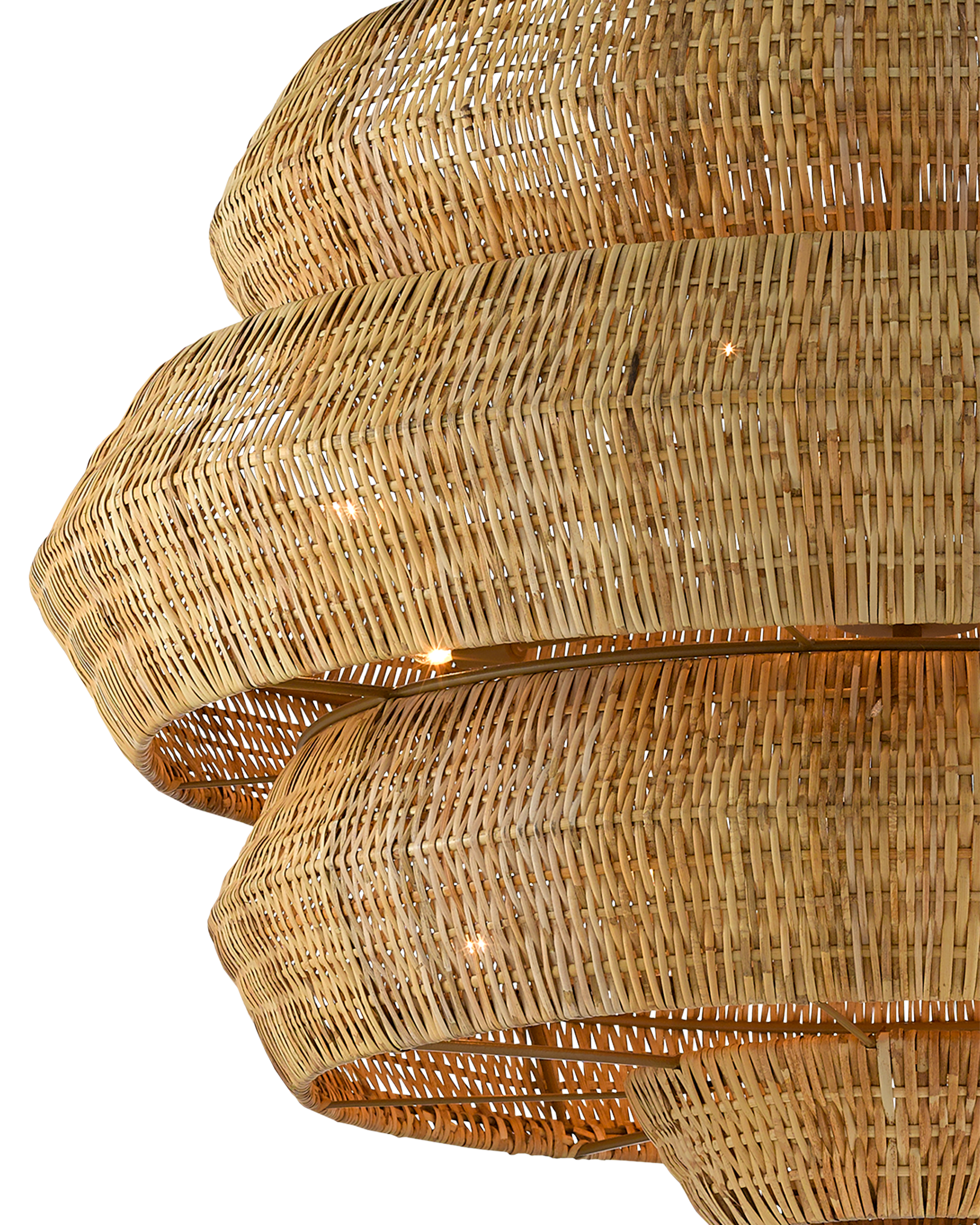 Antibes Grande Natural Chandelier - Thumbnail 4