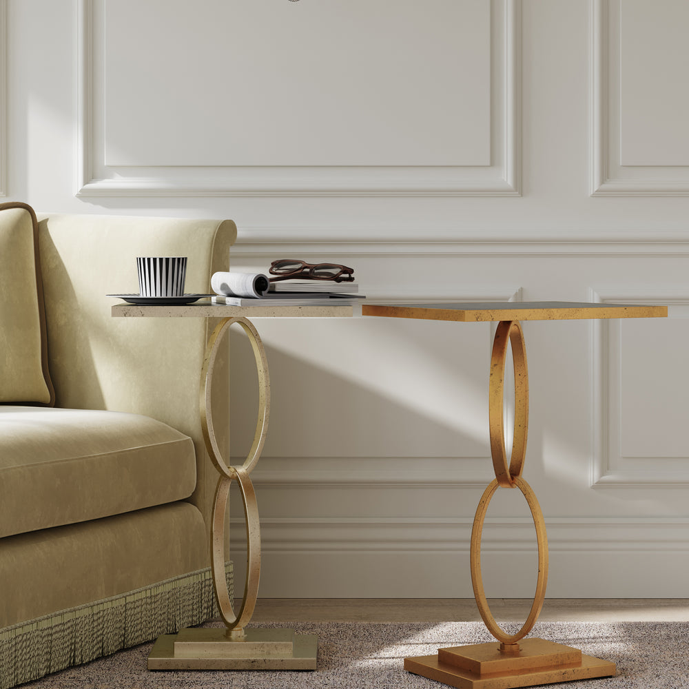 
                      
                        Bangle Gold Accent Table
                      
                    