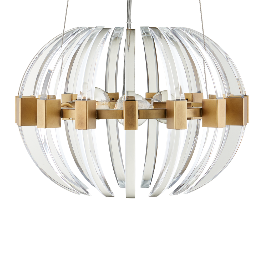 
                      
                        Coquette Small Brass Chandelier
                      
                    