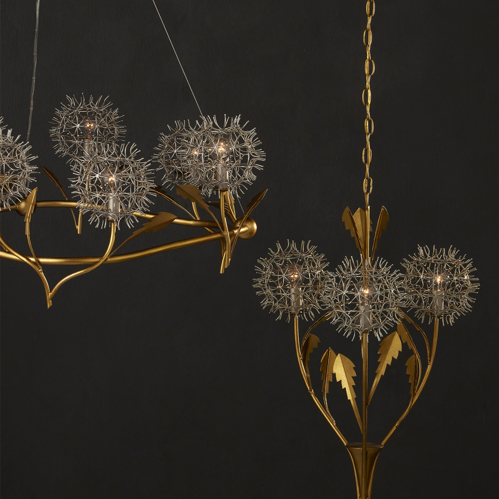 
                      
                        Dandelion Silver & Gold Chandelier
                      
                    