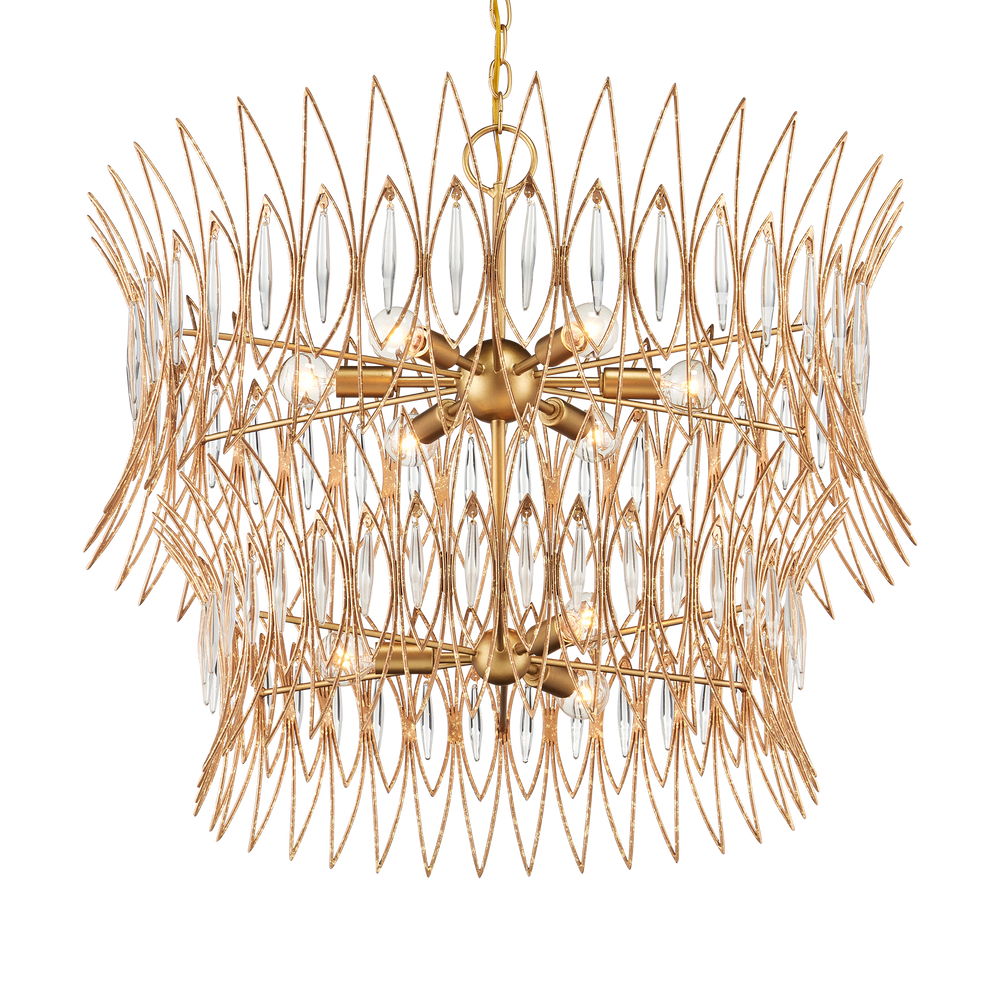 
                      
                        Marquise Medium Gold Chandelier
                      
                    