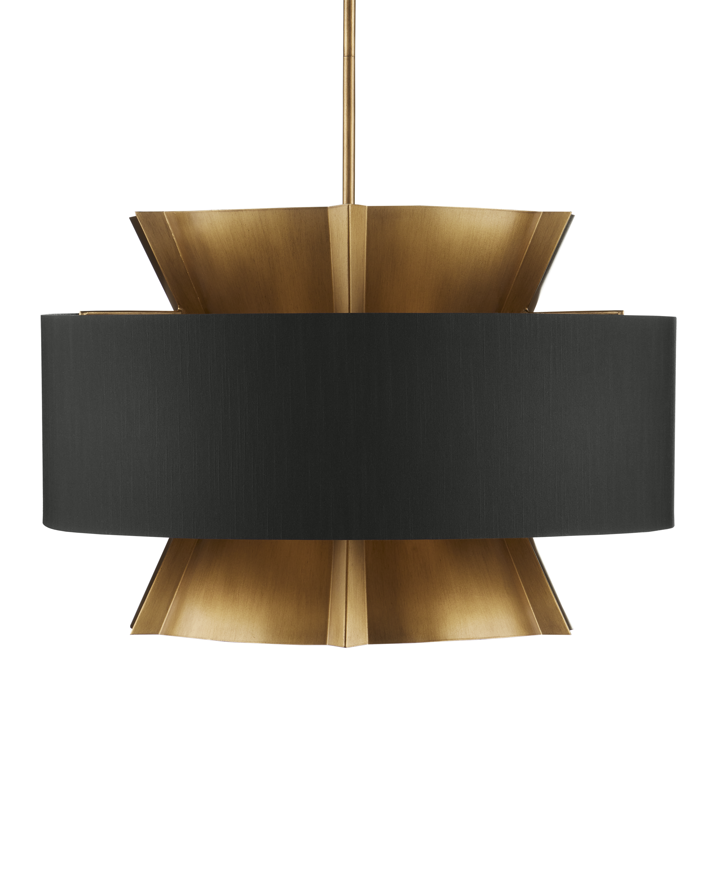 Oxenwood Brass & Black Chandelier - Thumbnail 4