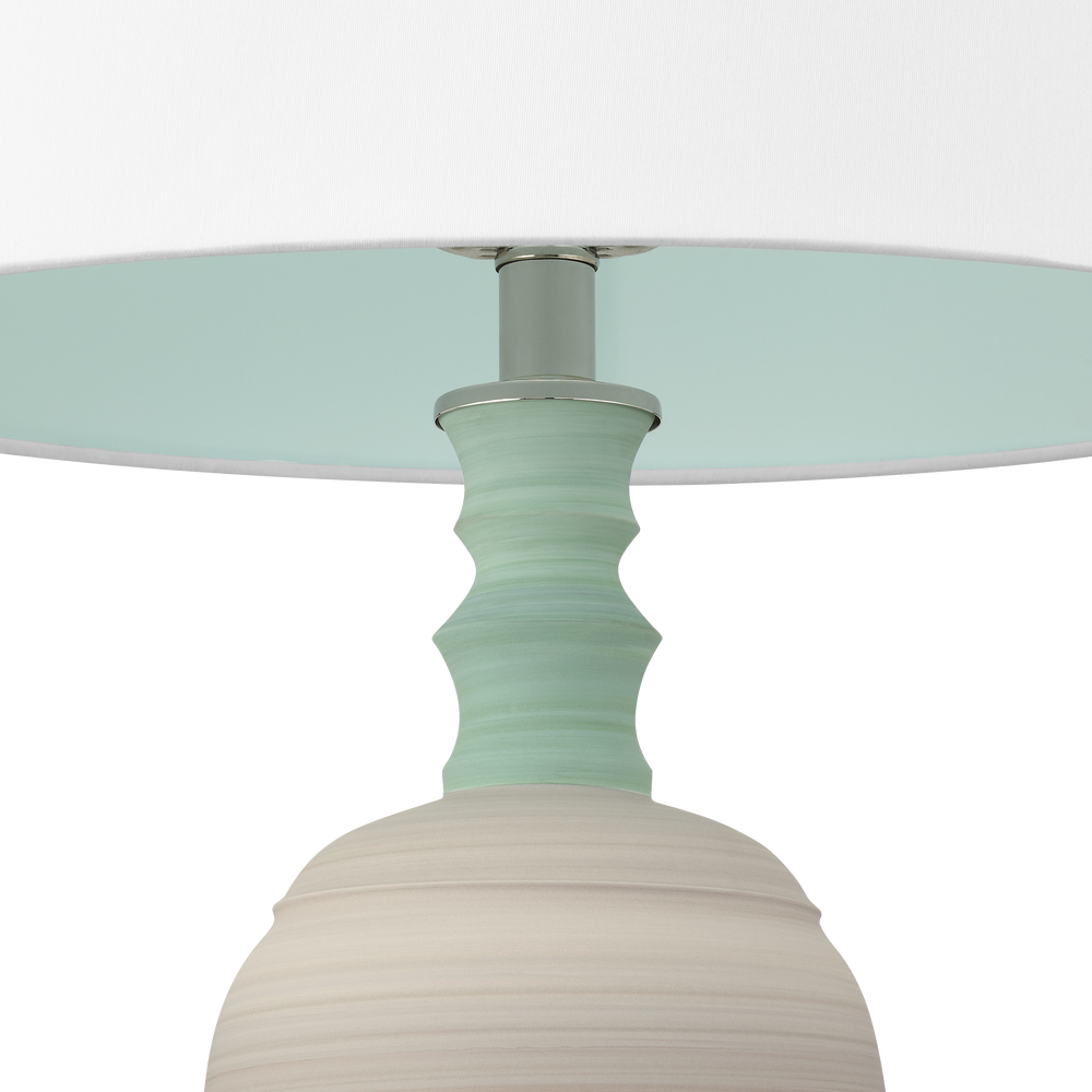 
                      
                        Happy 80's Brown & Pale Blue Table Lamp
                      
                    