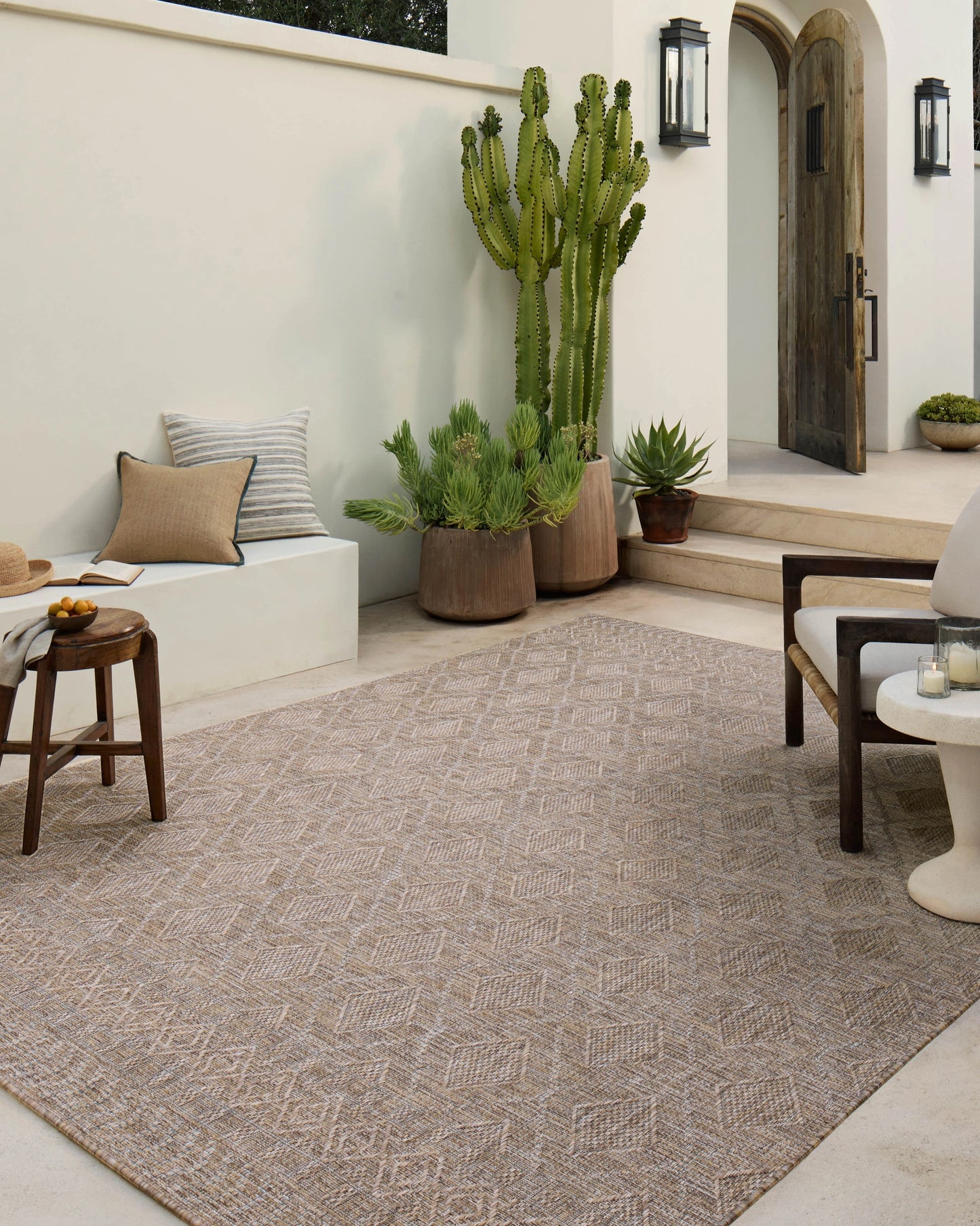 Amber Lewis x Loloi Topanga Natural / Mist 7'-10" x 10' Area Rug