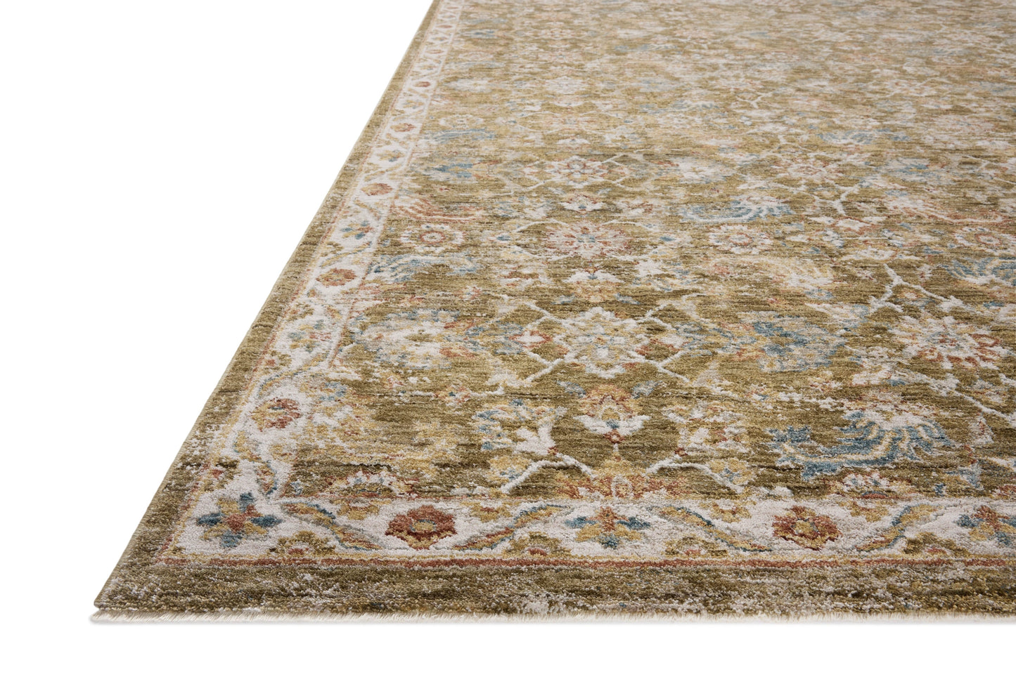 Loloi Gaia Olive / Multi 2'-6" x 10'-0" Runner Rug