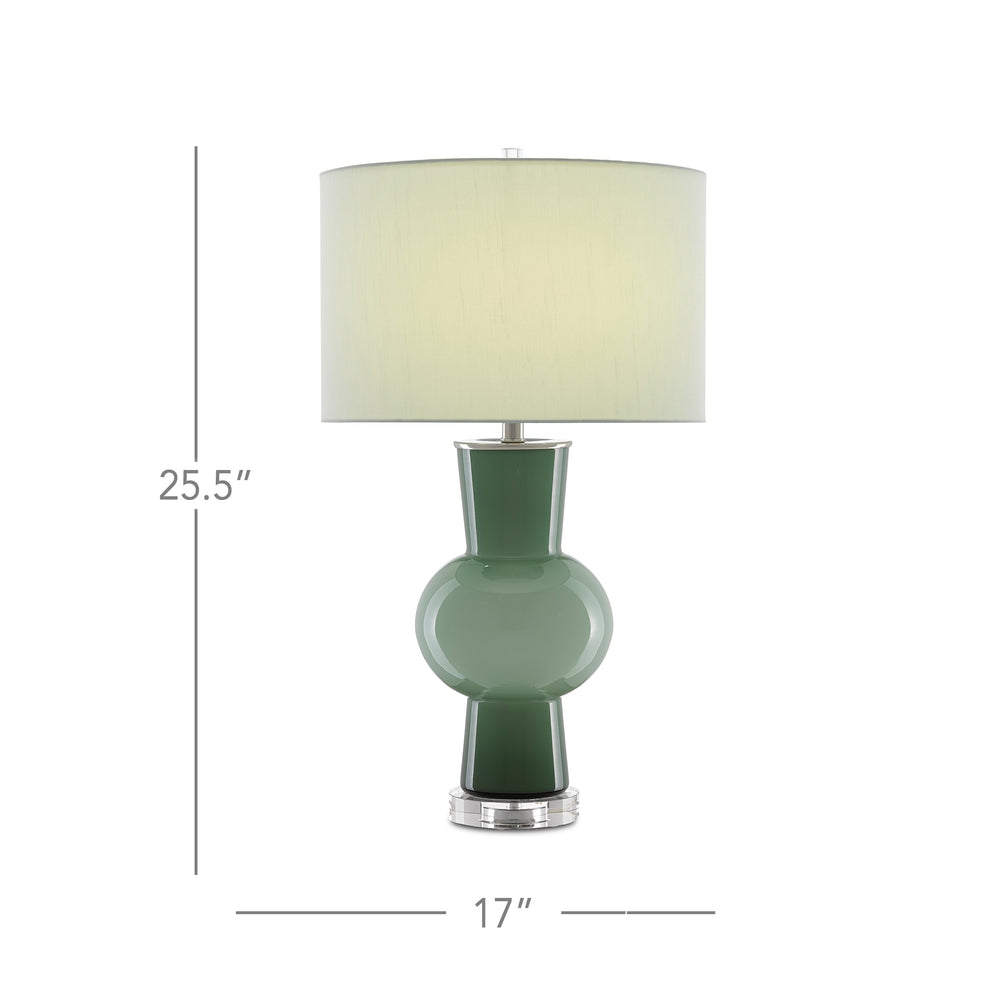 
                      
                        Duende Green Table Lamp.
                      
                    