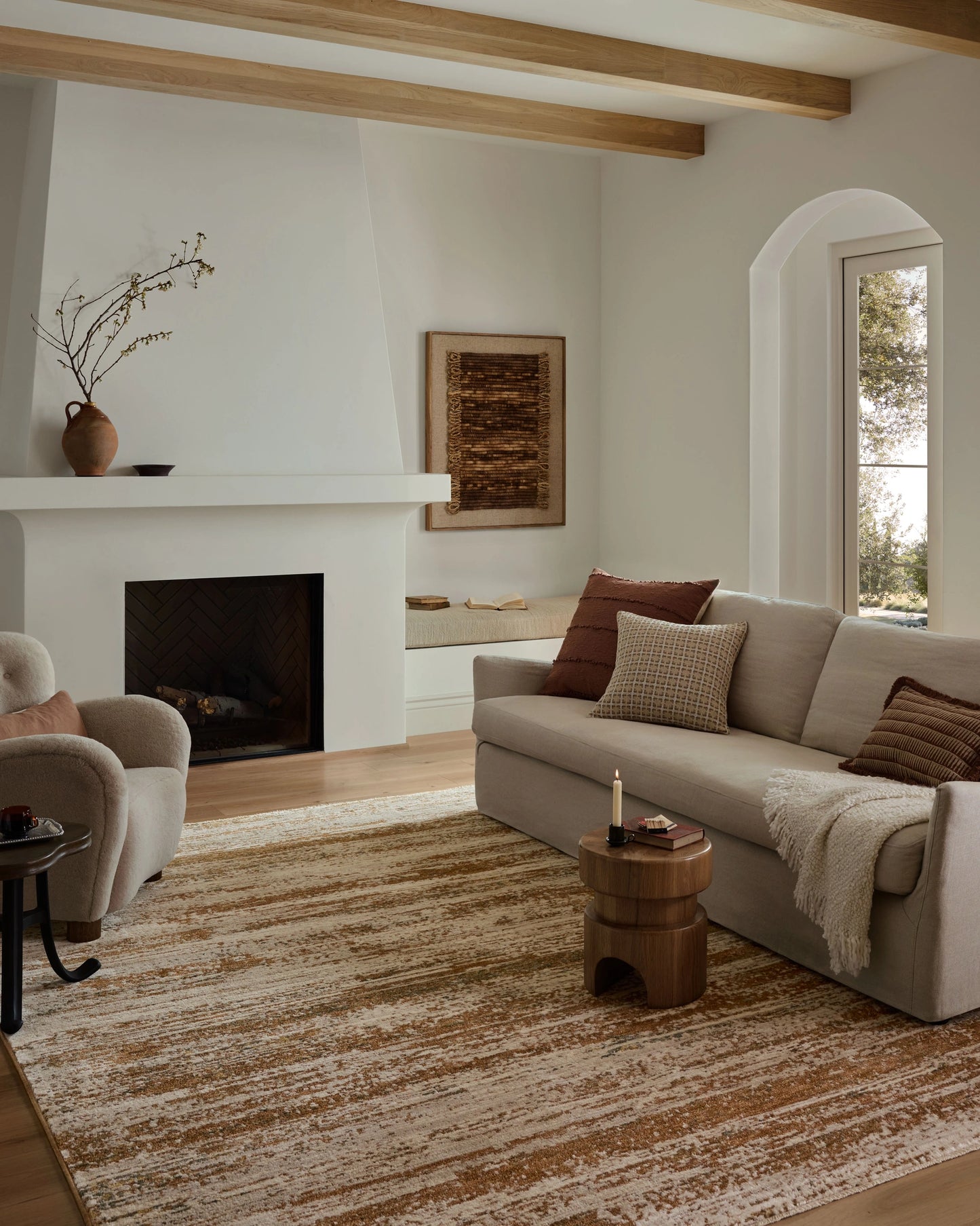 Loloi Nellie Copper / Pebble 7'-10" x 10'-2" Area Rug
