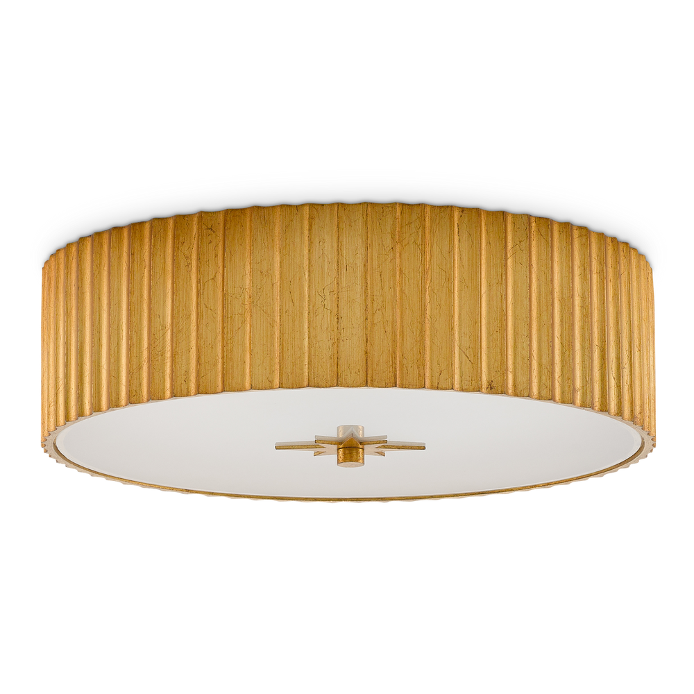 
                      
                        Caravel Gold Flush Mount
                      
                    