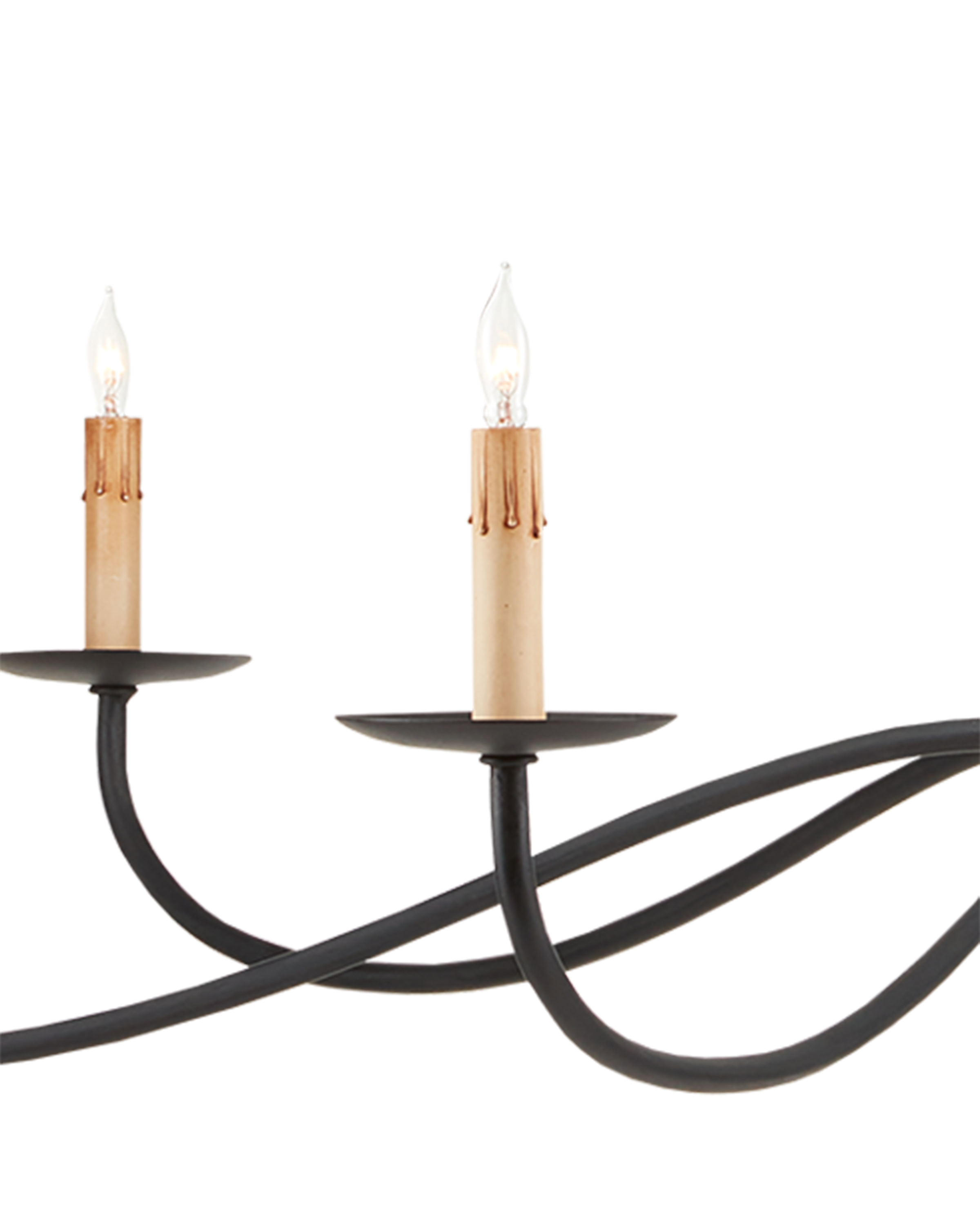 Saxon Large Black Chandelier - Thumbnail 3