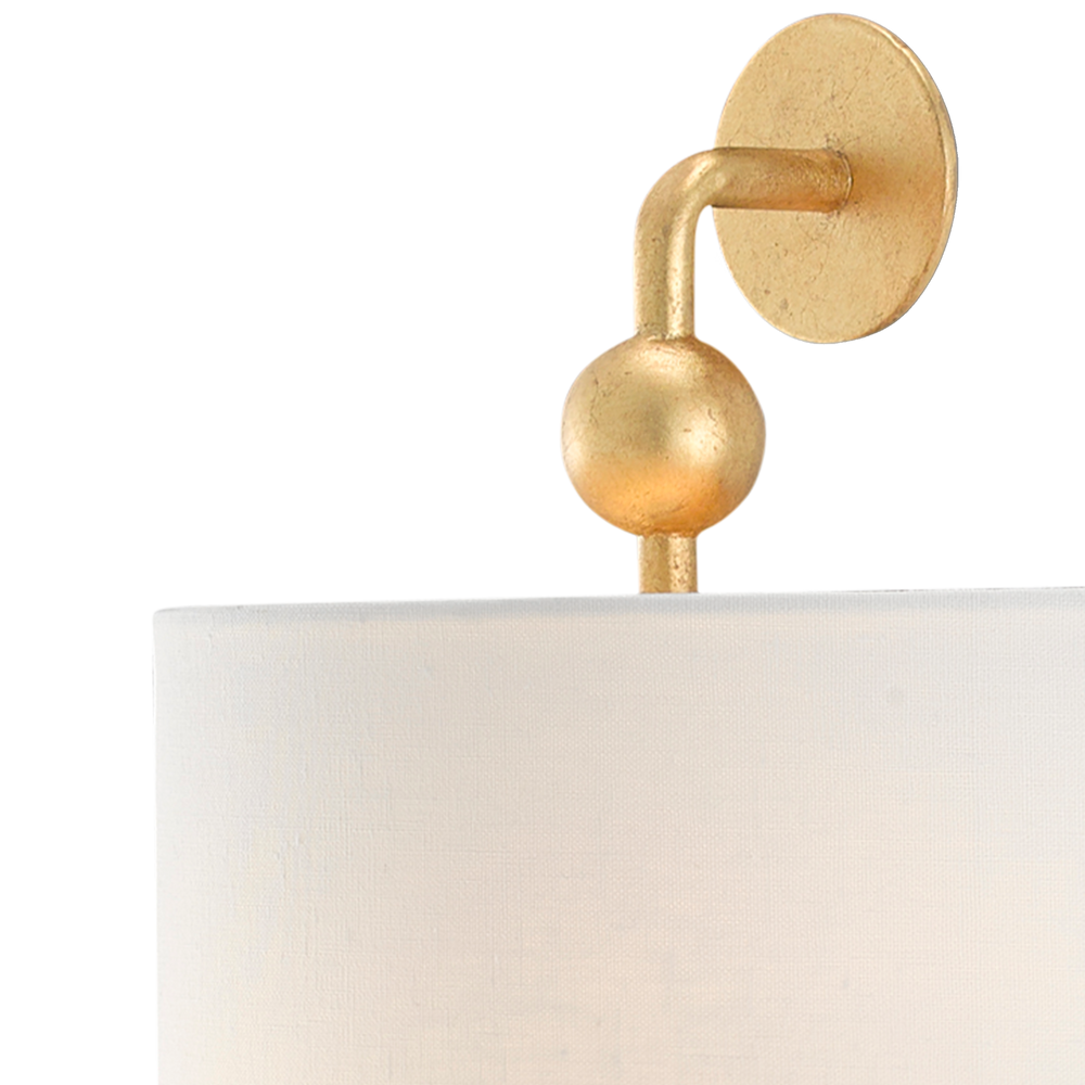 Tavey Gold Wall Sconce.
