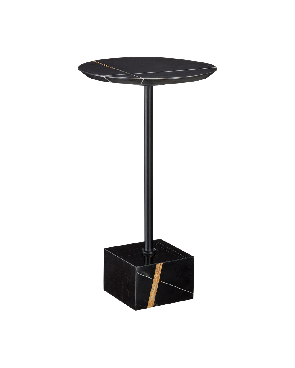 Prado Black Marble Drinks Table