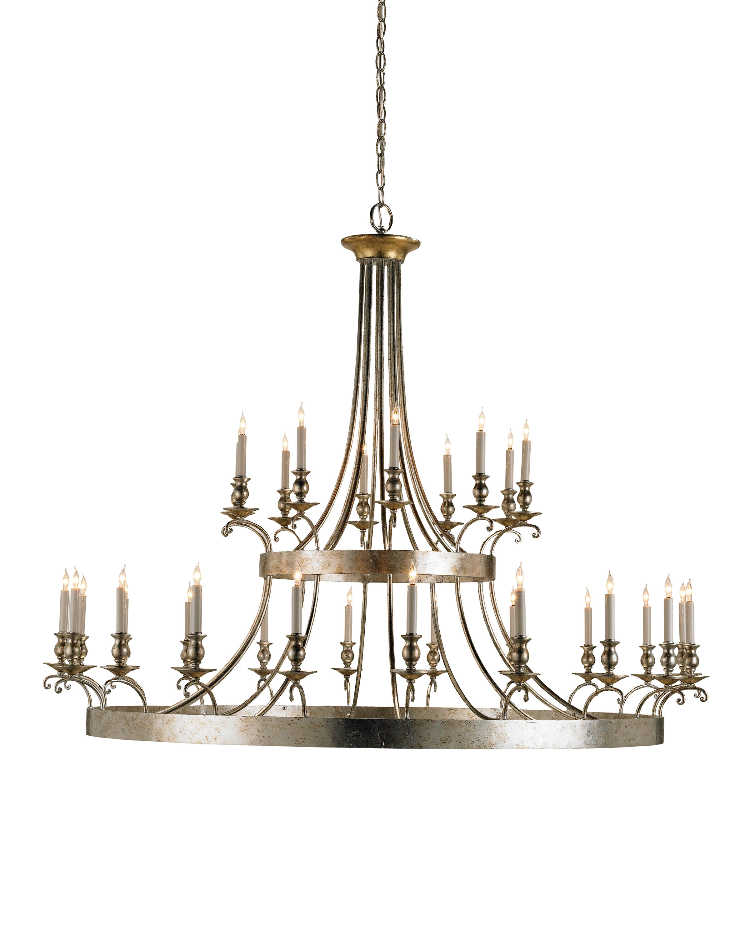 Lodestar Silver Chandelier