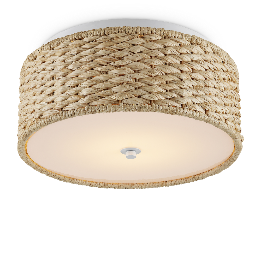 
                      
                        Colchester Raffia Flush Mount
                      
                    