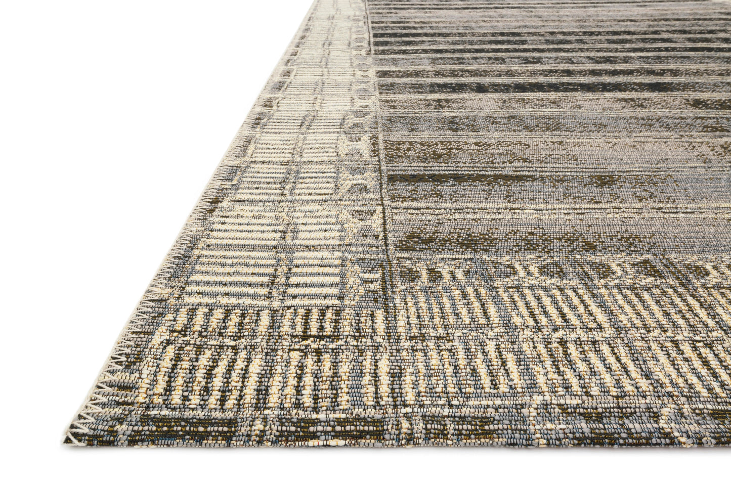 Loloi Mika Charcoal / Ivory 10'-6" x 13'-9" Area Rug