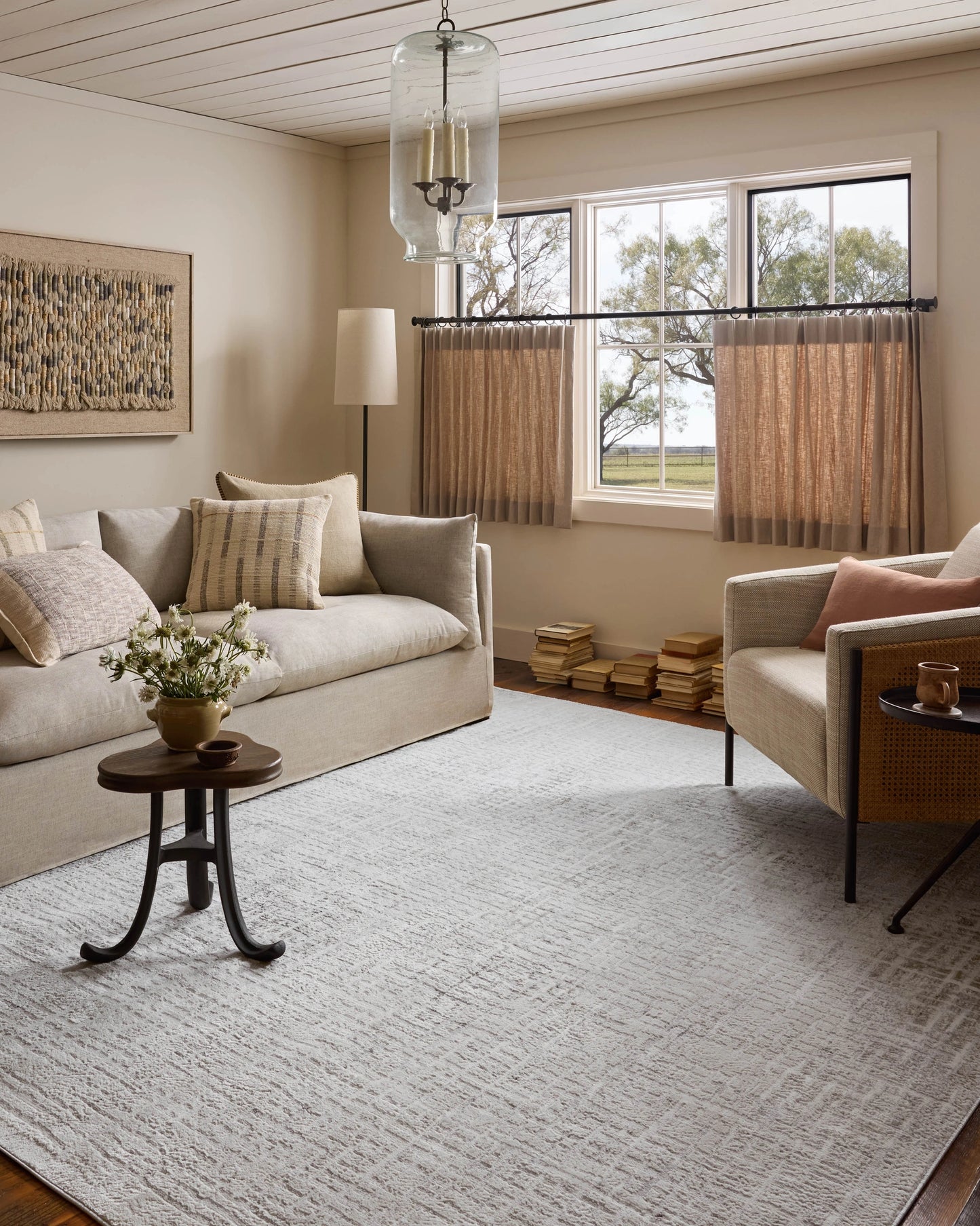 Loloi Hollis Ivory / Stone 7'-10" x 10' Area Rug