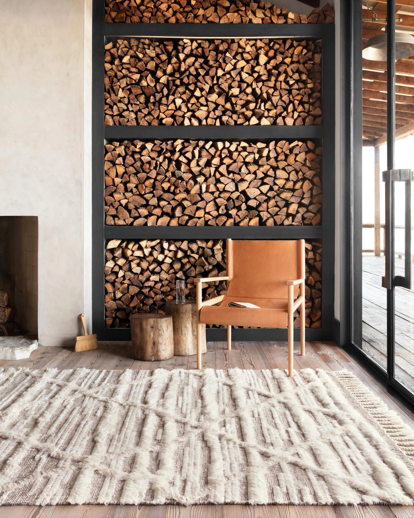 Loloi Khalid Ivory / Taupe 7'-9" x 9'-9" Area Rug