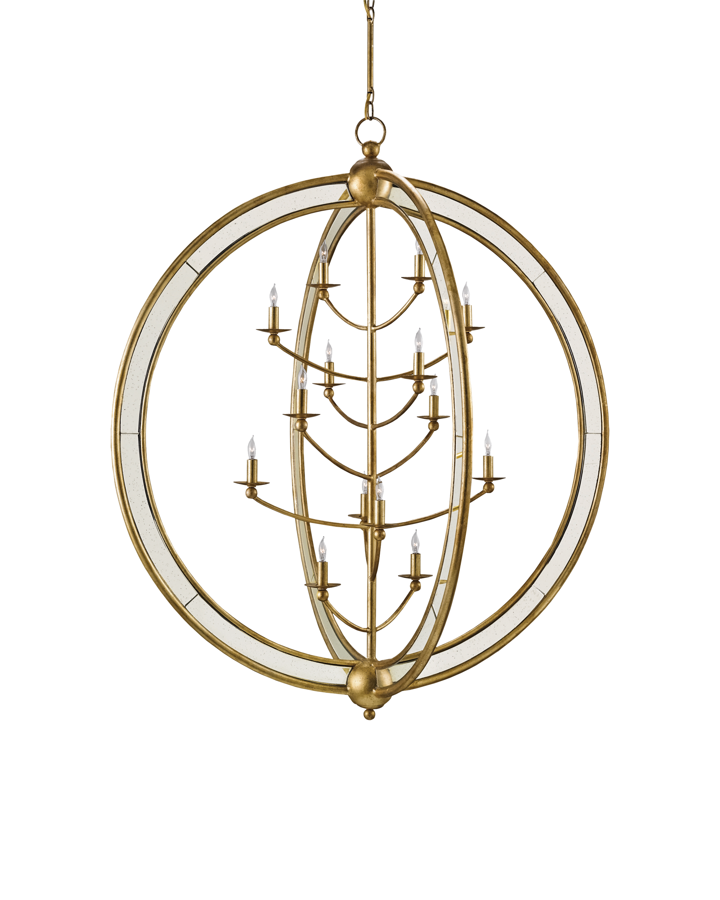 Aphrodite Gold Orb Chandelier - Thumbnail 2