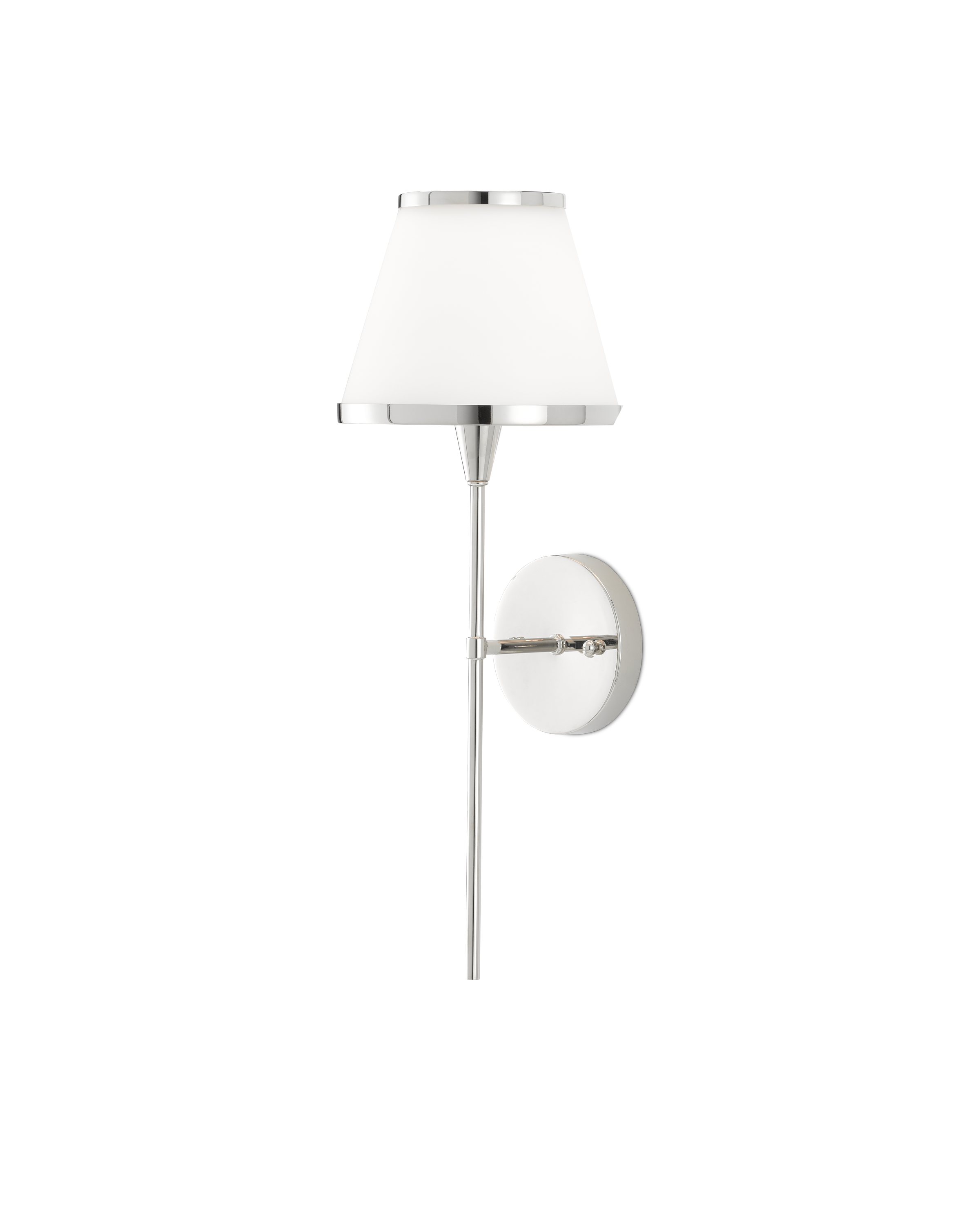 Brimsley Nickel Wall Sconce - Thumbnail 3